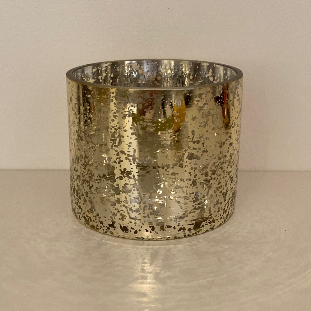 ⭐️ 2 for $10 Faux mercury glass candle holder